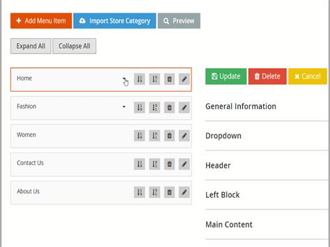 magento 2 drag and drop mega menu|How to Create Magento 2 Menu with 6 Types .